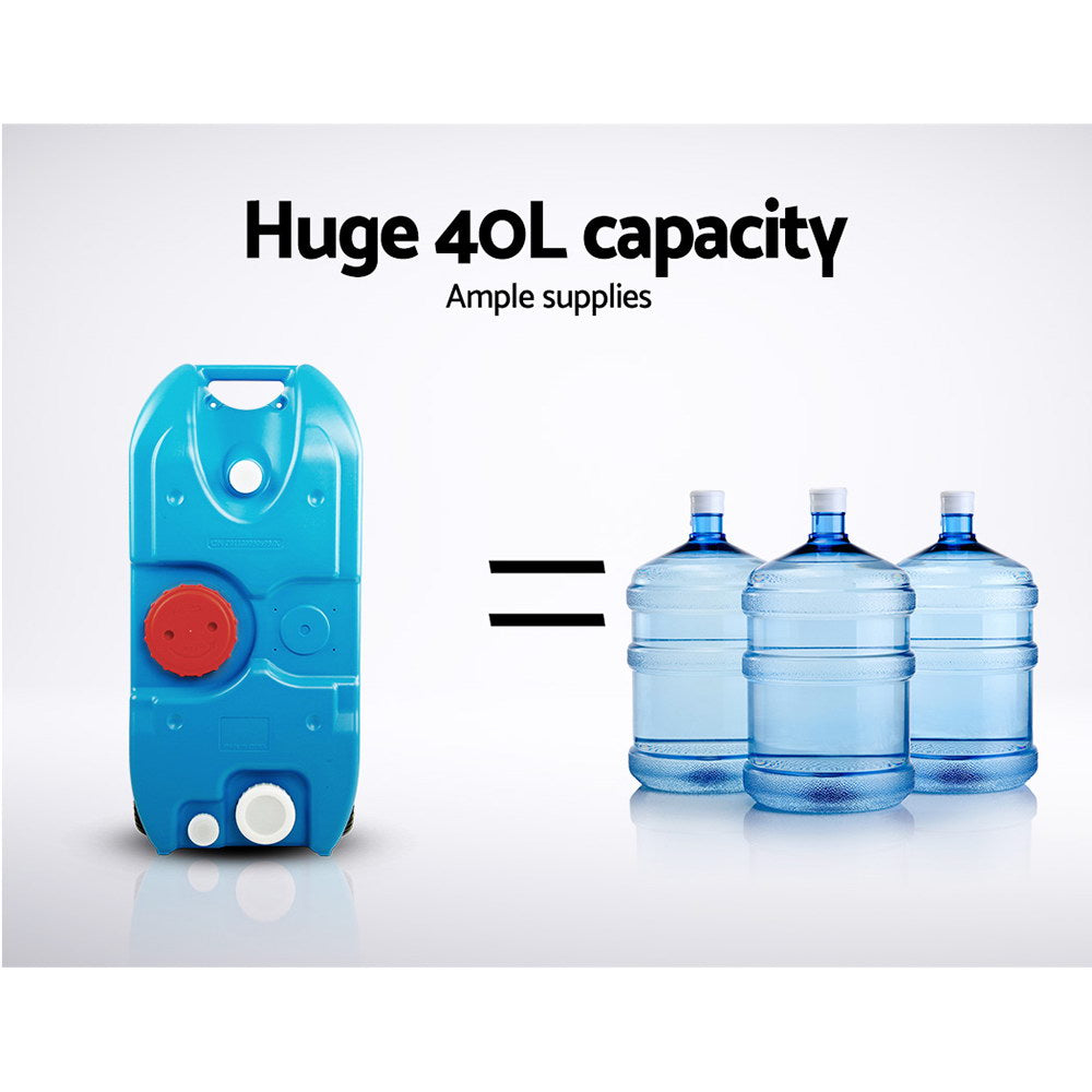 Weisshorn 40L Portable Wheel Water Tank